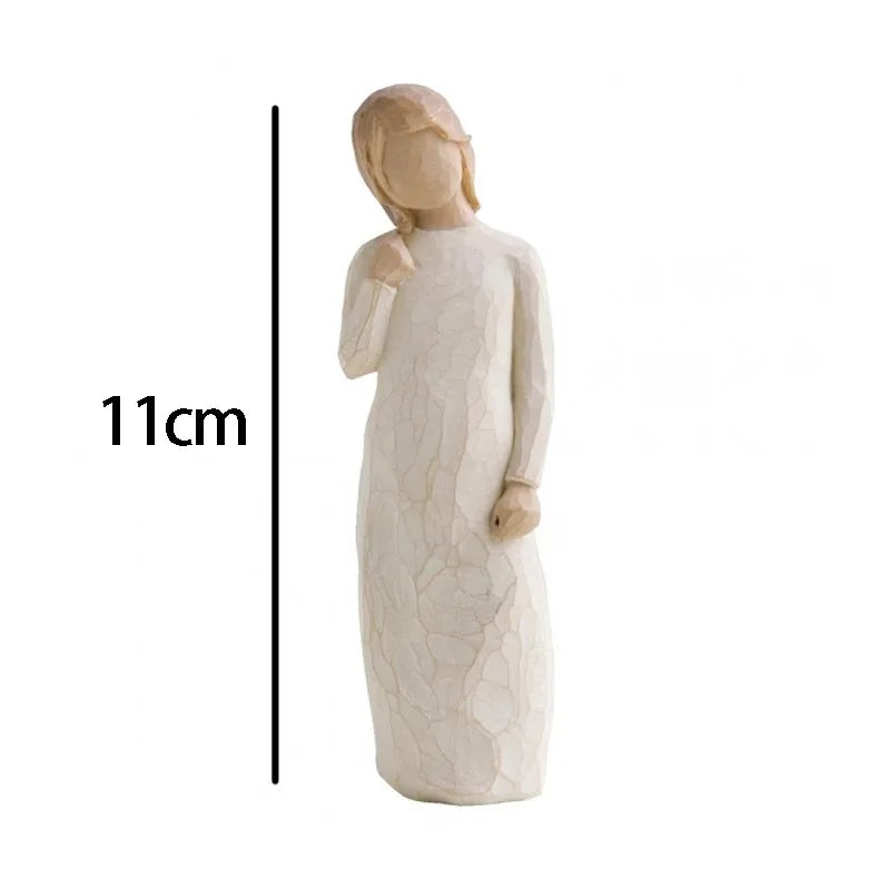 Creative Resin Family Character Statues Home Office Decorative Ornament Gift