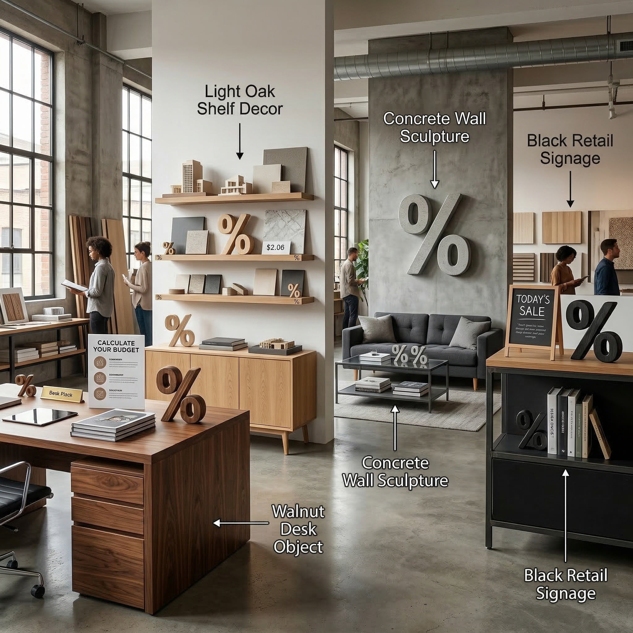 Minimalistyczny obiekt designerski Nordwood